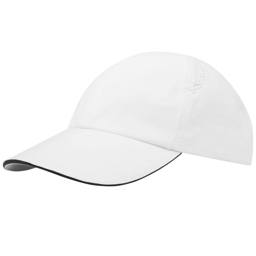 [37517010] Morion 6 panel GRS recycled cool fit sandwich cap (White)
