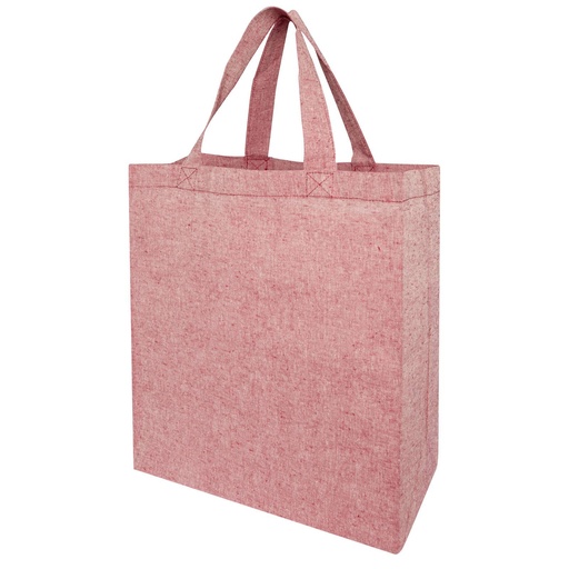 [12061391] Heather Red (Pheebs 150 g/m² recycled gusset tote bag 13L) 