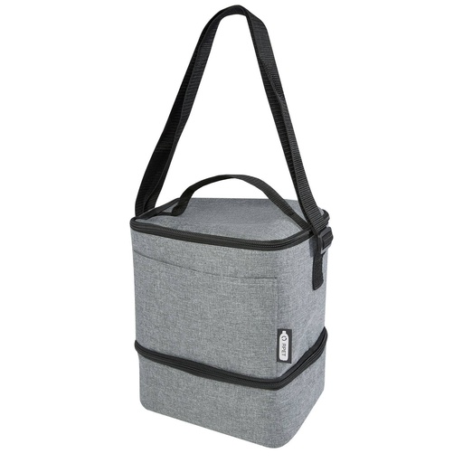 [12061580] Heather Grey (Tundra 9-can GRS RPET lunch cooler bag 9L) 