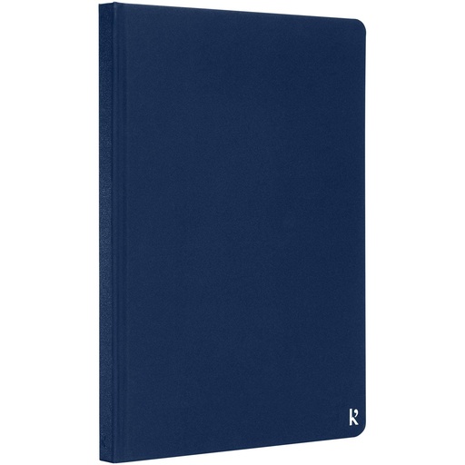 [10779055] Karst® A5 stone paper hardcover notebook - lined (Navy)