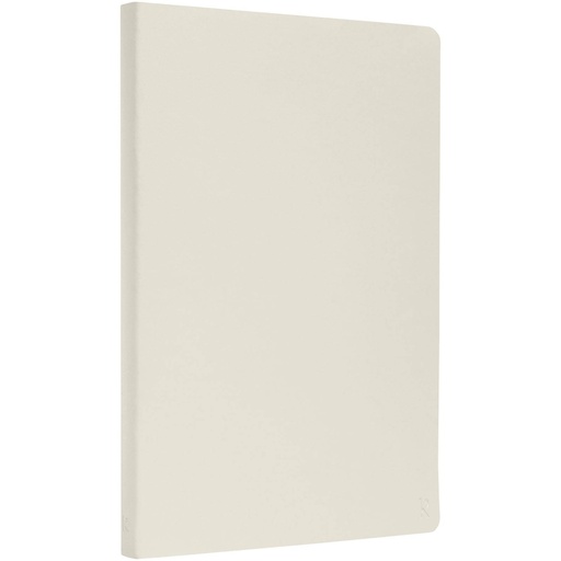[10779102] Karst® A5 softcover notebook - lined (Beige)