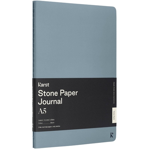 [10779250] Karst® A5 stone paper journal twin pack (Light Blue)