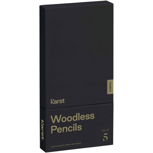 [10779382] Karst® 5-pack 2B woodless graphite pencils