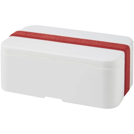 [21046901] White/Red (MIYO single layer lunch box) 