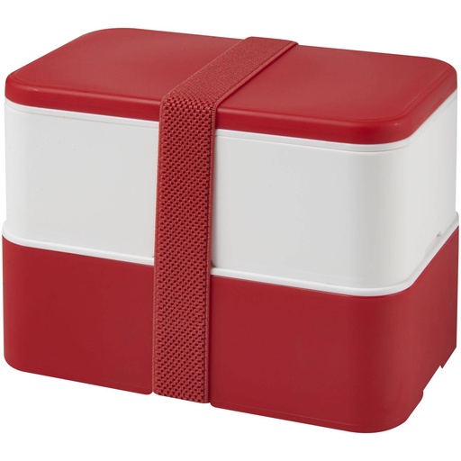 [21047002] Red/White/Red (MIYO double layer lunch box) 