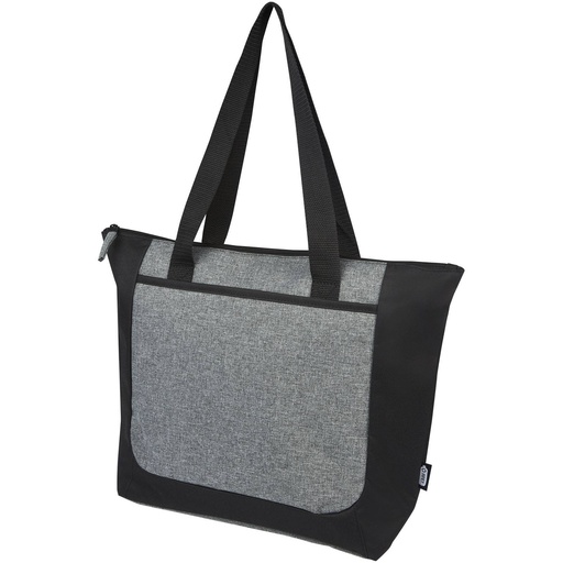 [12065790] Reclaim GRS recycled two-tone zippered tote bag 15L