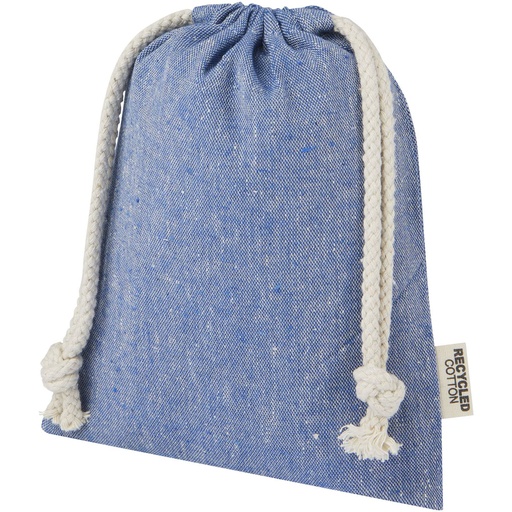 [12067050] Heather Blue (Pheebs 150 g/m² GRS recycled cotton gift bag small 0.5L) 