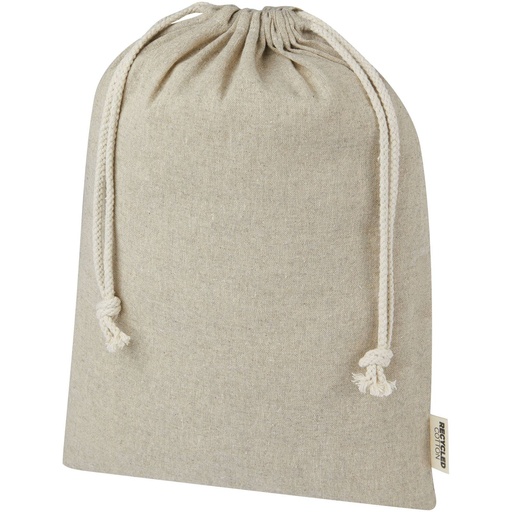 [12067206] Heather Natural (Pheebs 150 g/m² GRS recycled cotton gift bag large 4L) 