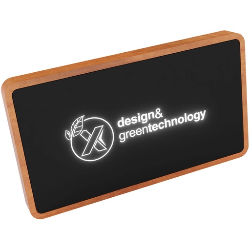 [2PX05990] Solid black (SCX.design P36 5000 mAh light-up wireless power bank | 2PX059) 