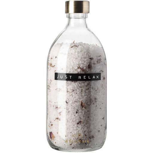 [12630701] Wellmark Just Relax 500 ml bath salt - roses fragrance
