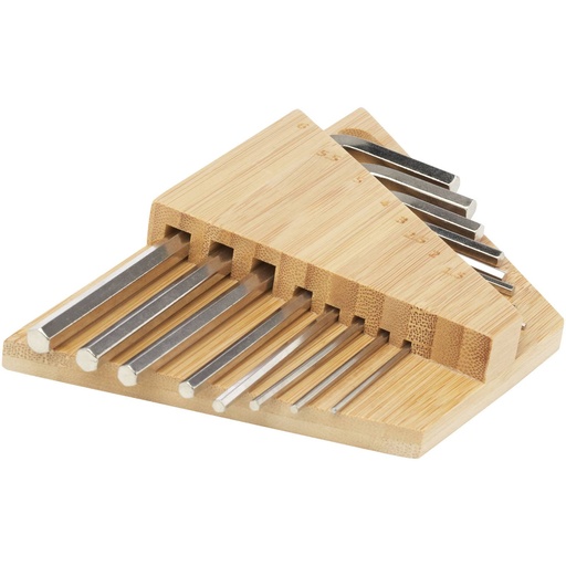 [10457606] Allen bamboo hex key tool set