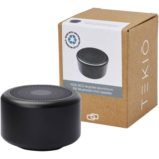 [12435390] Rise 3W RCS recycled aluminium Bluetooth® mini speaker