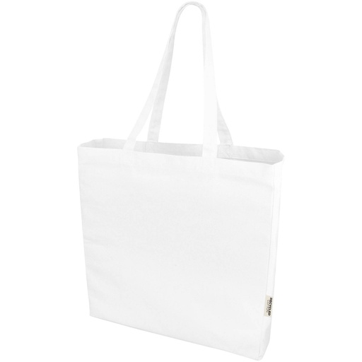 [12071001] White (Odessa 220 g/m² recycled tote bag) 
