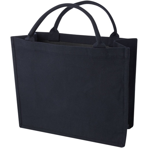 [12071155] Navy (Page 500 g/m² Aware™ recycled book tote bag) 
