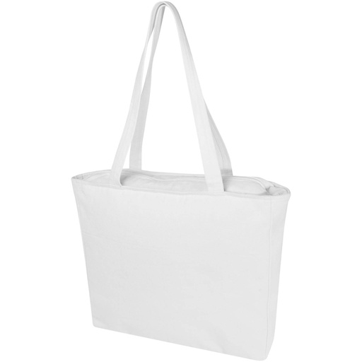[12071201] White (Weekender 500 g/m² Aware™ recycled tote bag) 