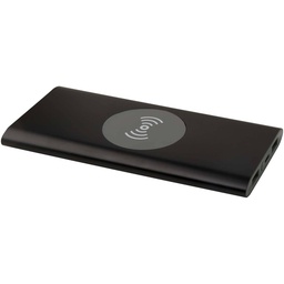 Black wireless power bank, blank