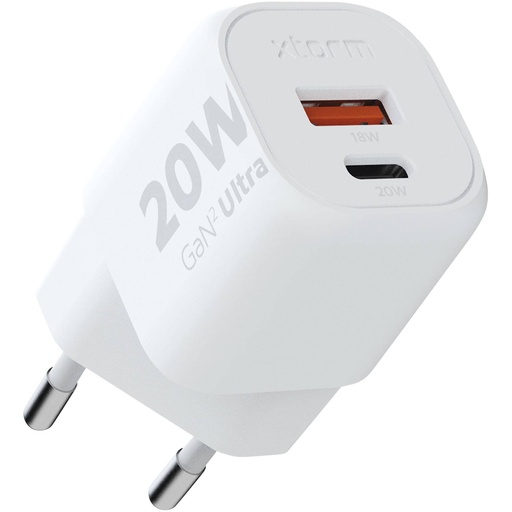 [12439501] Xtorm XEC020 GaNÂ² Ultra 20W wall charger