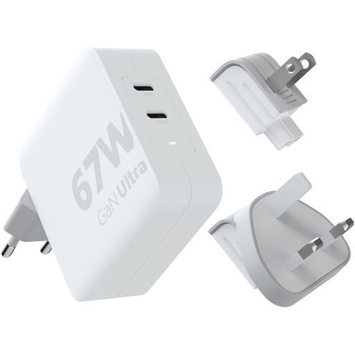 [12439601] Xtorm XVC2067 GaN Ultra 67W travel charger with 100W USB-C PD cable