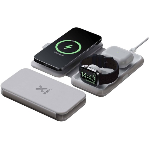 [12440582] [12440582] [12440582] Xtorm XWF31 15W foldable 3-in-1 wireless travel charger | 124405
