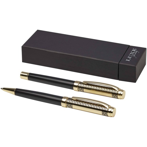 [10792414] Legato ballpoint and rollerball pen set (blue ink)