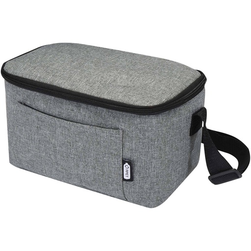 [13006580] Heather Grey (Tundra 6-can GRS RPET cooler bag 5L) 