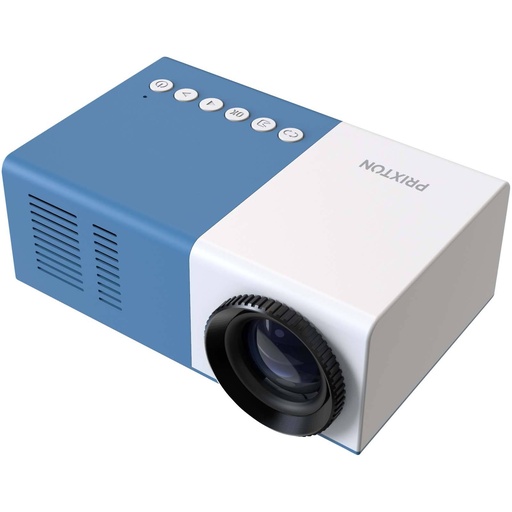 [2PA06852] Prixton Cinema mini projector (Blue/White)