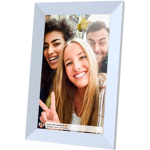 [2PA13001] White (Prixton Prado 10" Frameo wifi digital photo frame | 2PA130) 