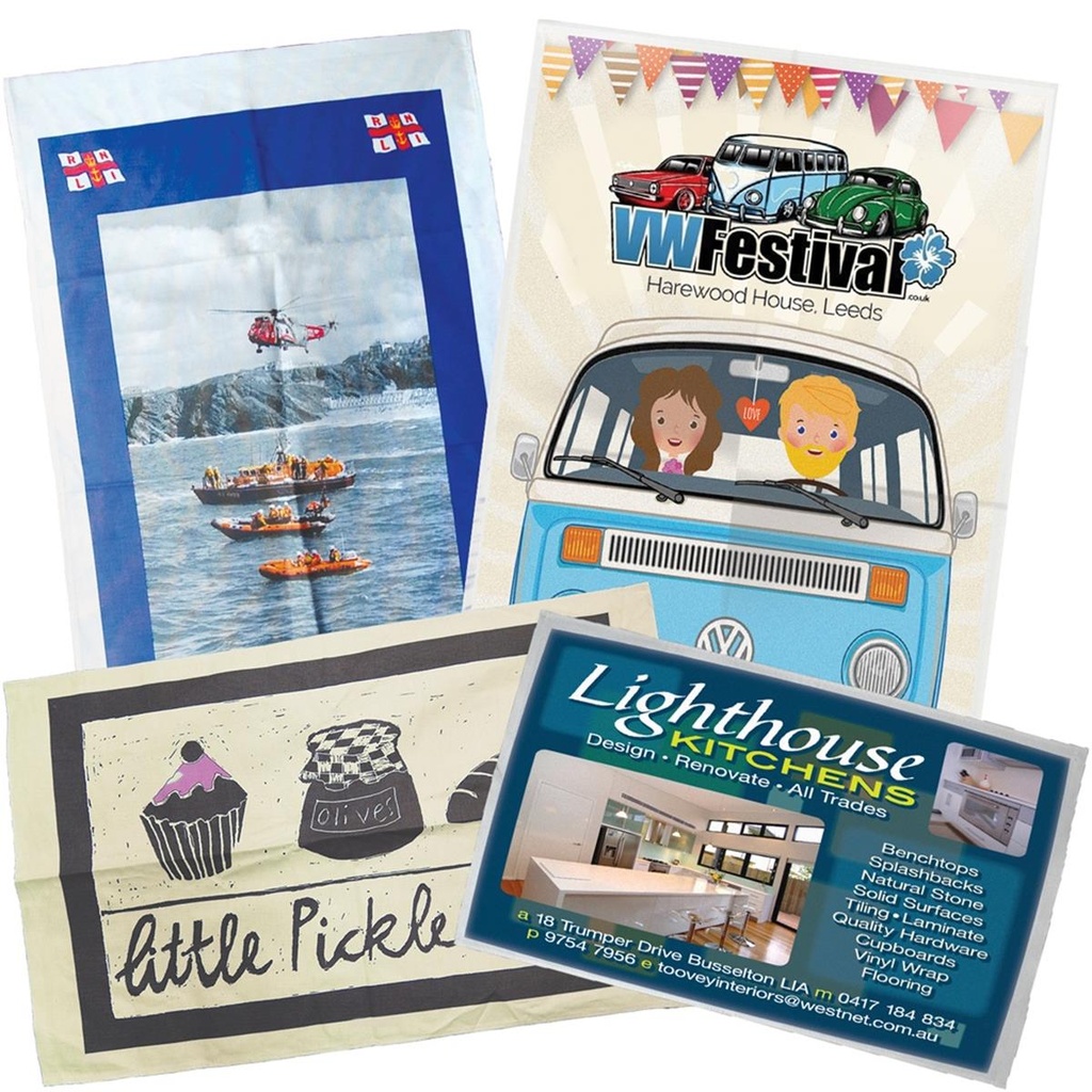 Garment Printing Best Selling Personalised Tea Towels
