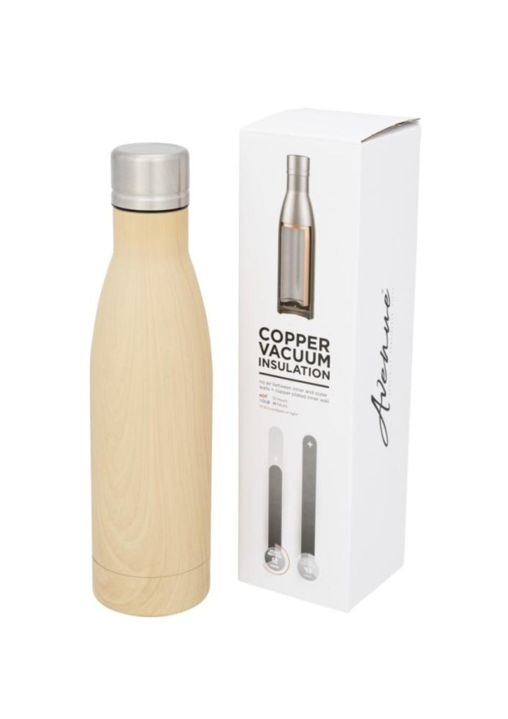 [27148_1] [27148_1] Vasa 500 ml wood-look copper vacuum insulated bottle - Brown | 27148