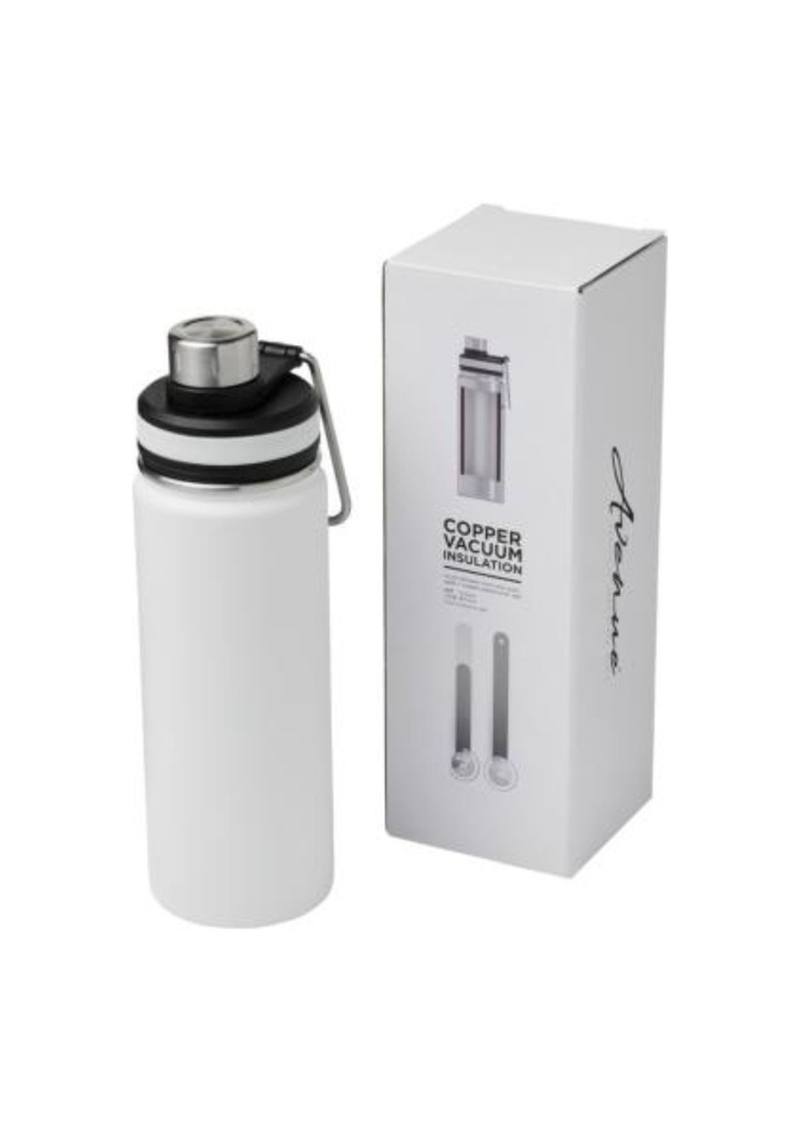 [27088_1] [27088_1] Gessi 590 ml copper vacuum insulated sport bottle - White | 27088