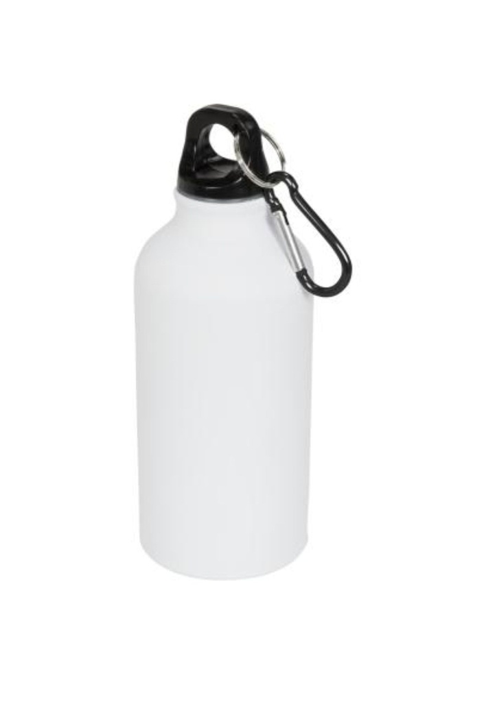 [26839_1] [26839_1] Oregon 400 ml matte water bottle with carabiner - White | 26839