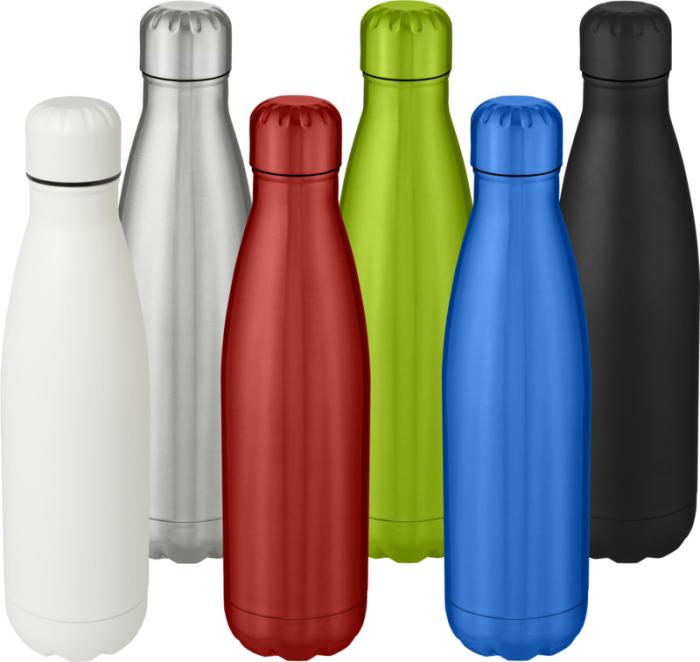 [26691_1] [26691_1] Cove 500 ml vacuum insulated stainless steel bottle - White | 26691