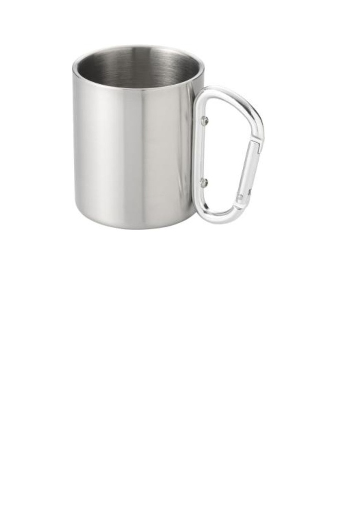 Alps 200 ml insulated mug with carabiner - Silver