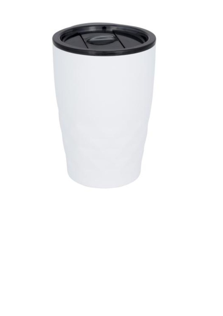 Geo 350 ml copper vacuum insulated tumbler - White