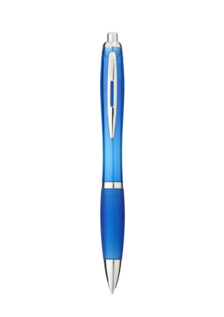 Nash ballpoint pen coloured barrel and grip - Aqua blue