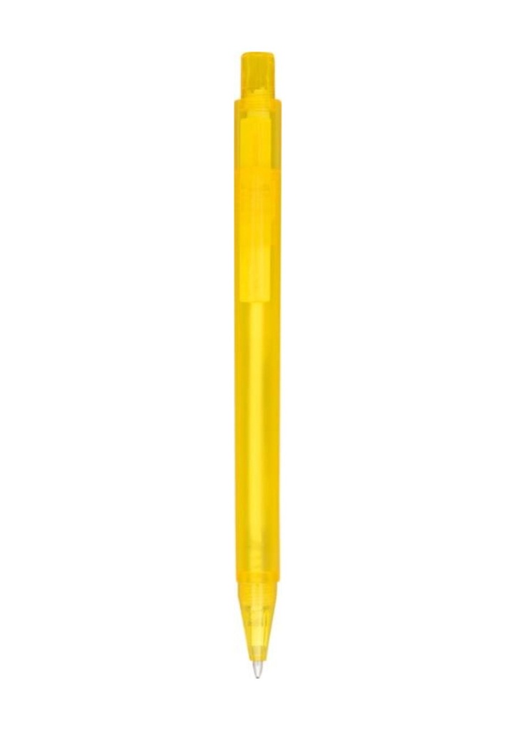 Calypso frosted ballpoint pen - Frosted white