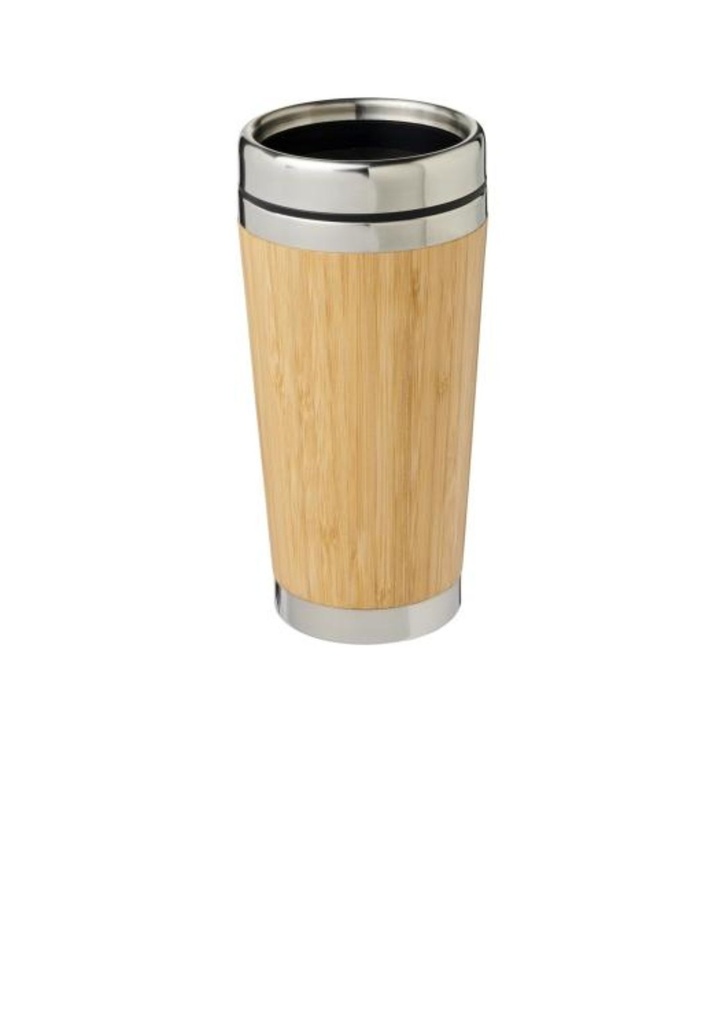 Bambus 450 ml tumbler with bamboo outer - Brown