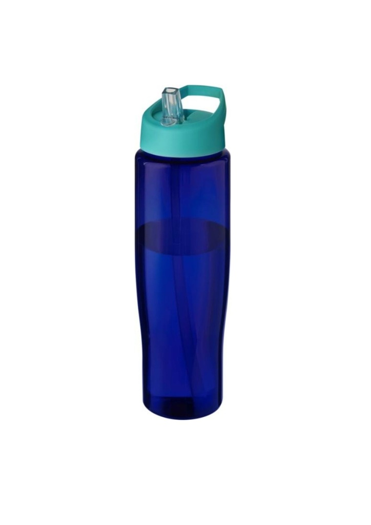 H2O Active® Eco Tempo 700 ml spout lid sport bottle - Aqua / Blue | 27291
