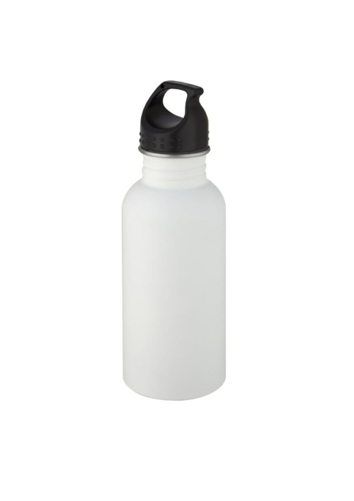 Luca 500 ml stainless steel water bottle - White | 27388