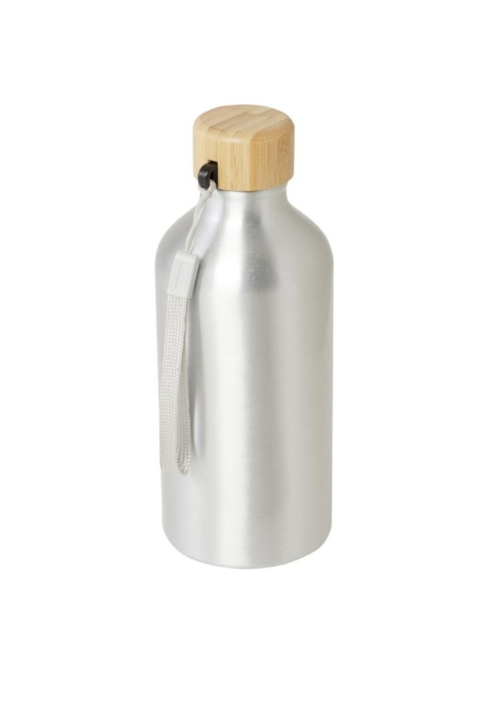 Malpeza 500 ml RCS certified recycled aluminium water bottle - Silver | 27375