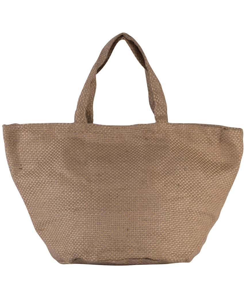 100% natural yarn dyed jute bag KI008