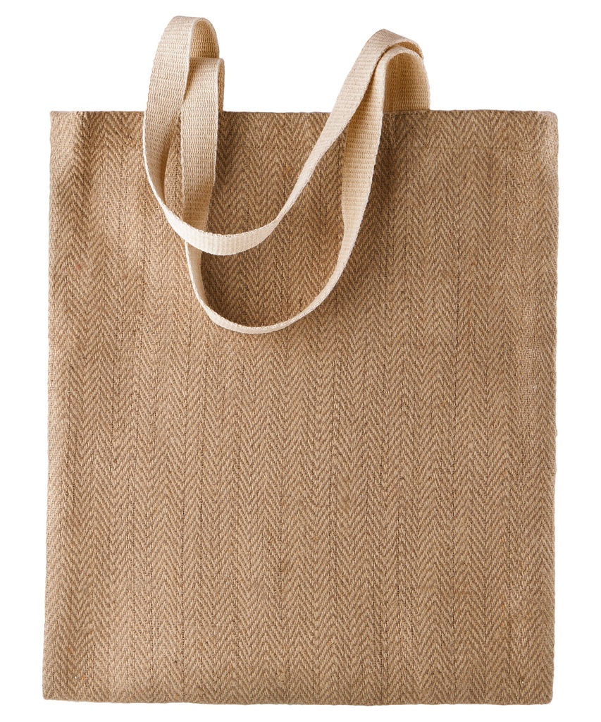 100% natural yarn dyed jute bag KI009