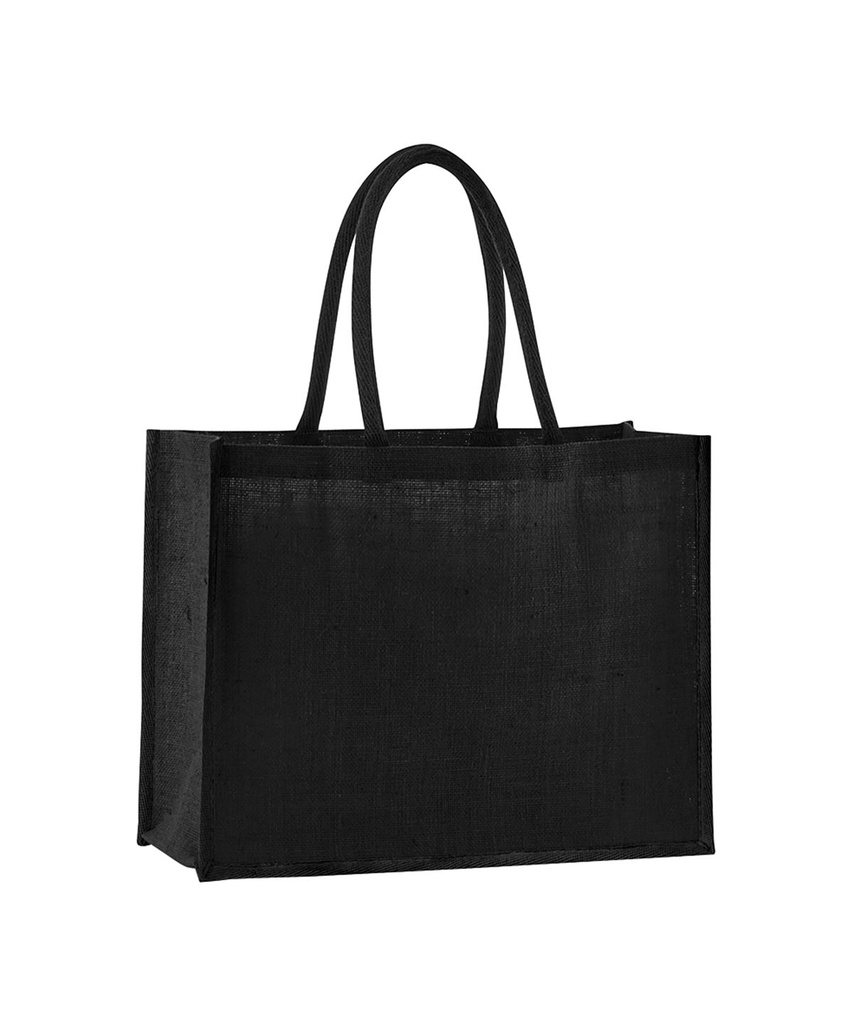 Natural starched jute classic shopper WM470