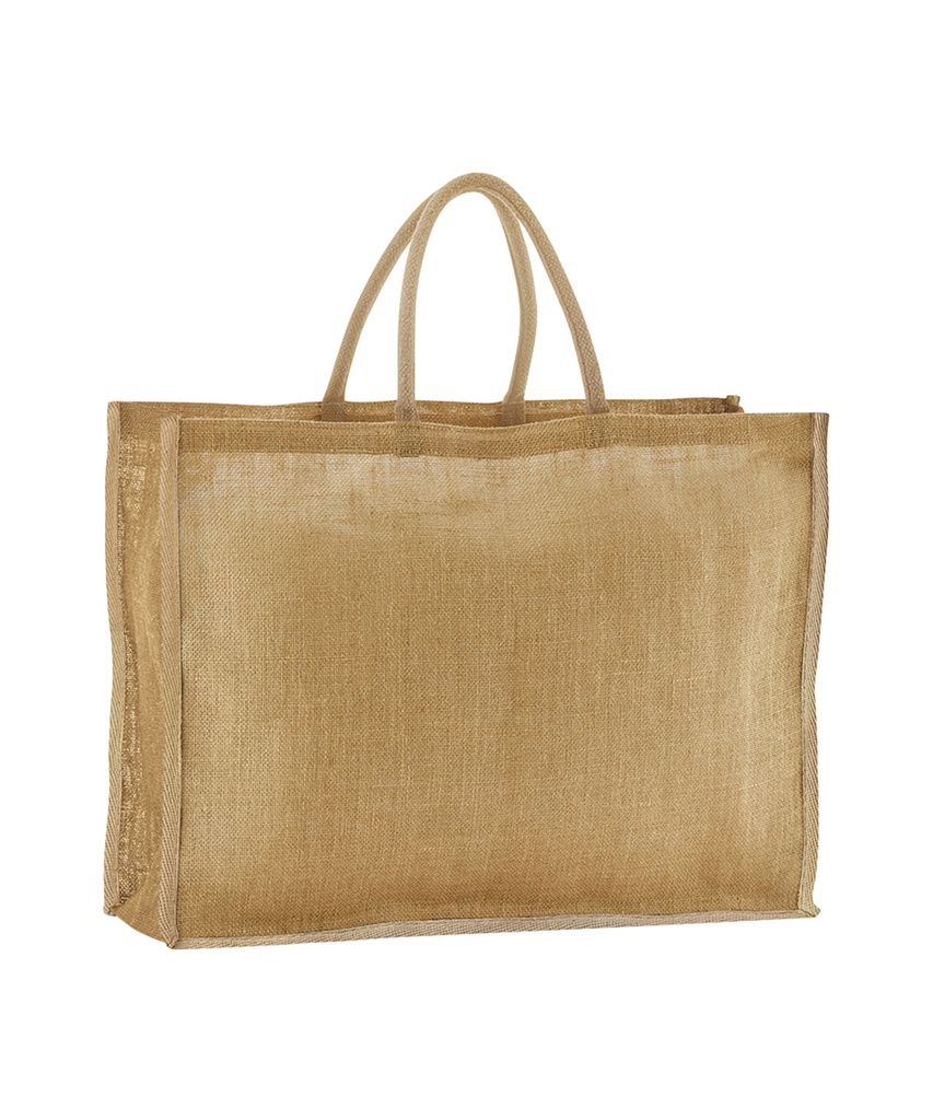 Natural starched jute market shopper WM475