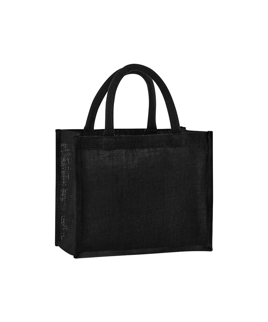 Natural starched jute midi tote WM473