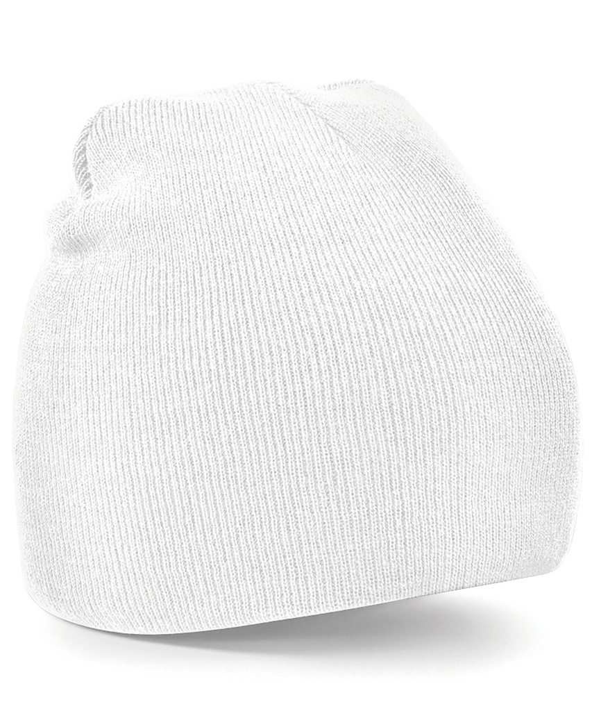 Two-tone pull-on beanie BC044