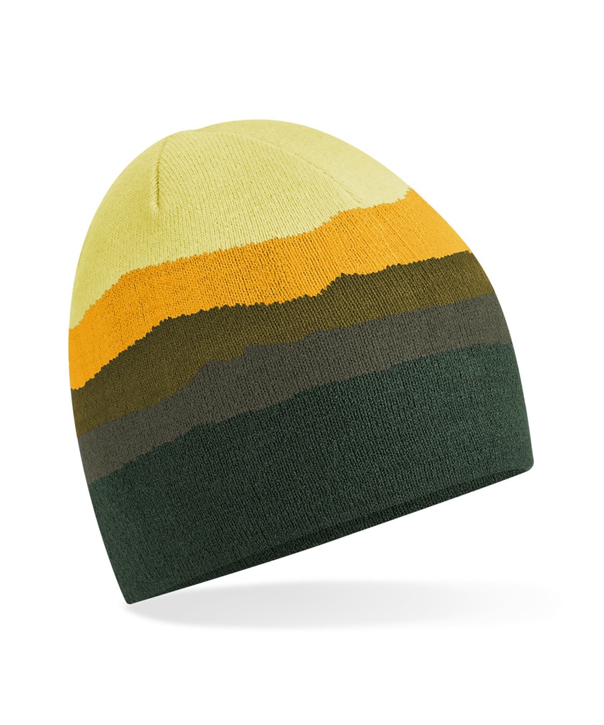Mountain peaks pull-on beanie B394R