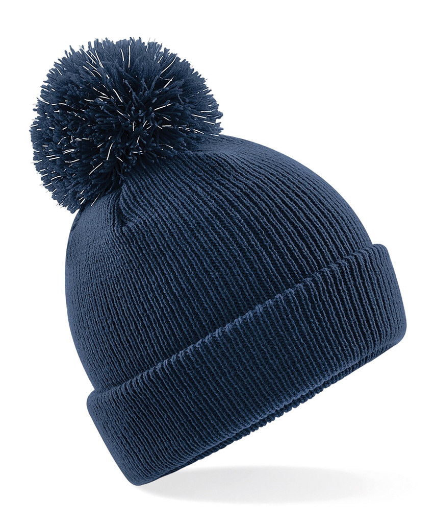 Junior reflective bobble beanie B406B