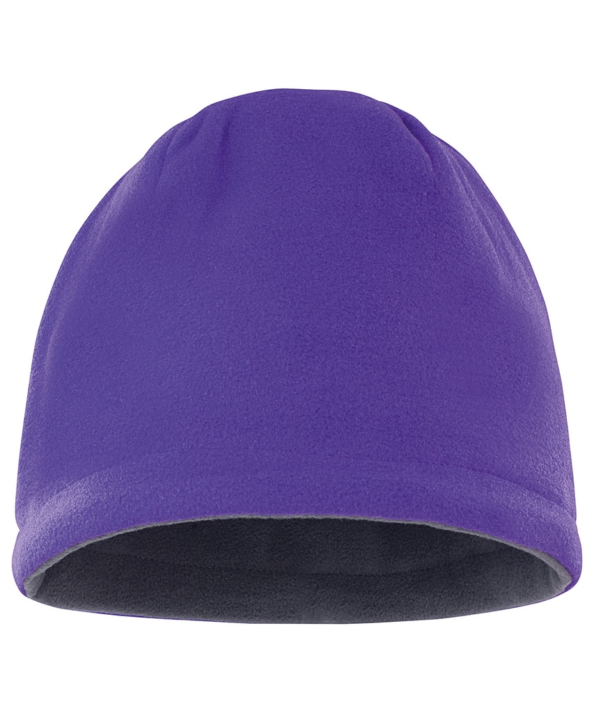Reversible fleece skull hat R374X