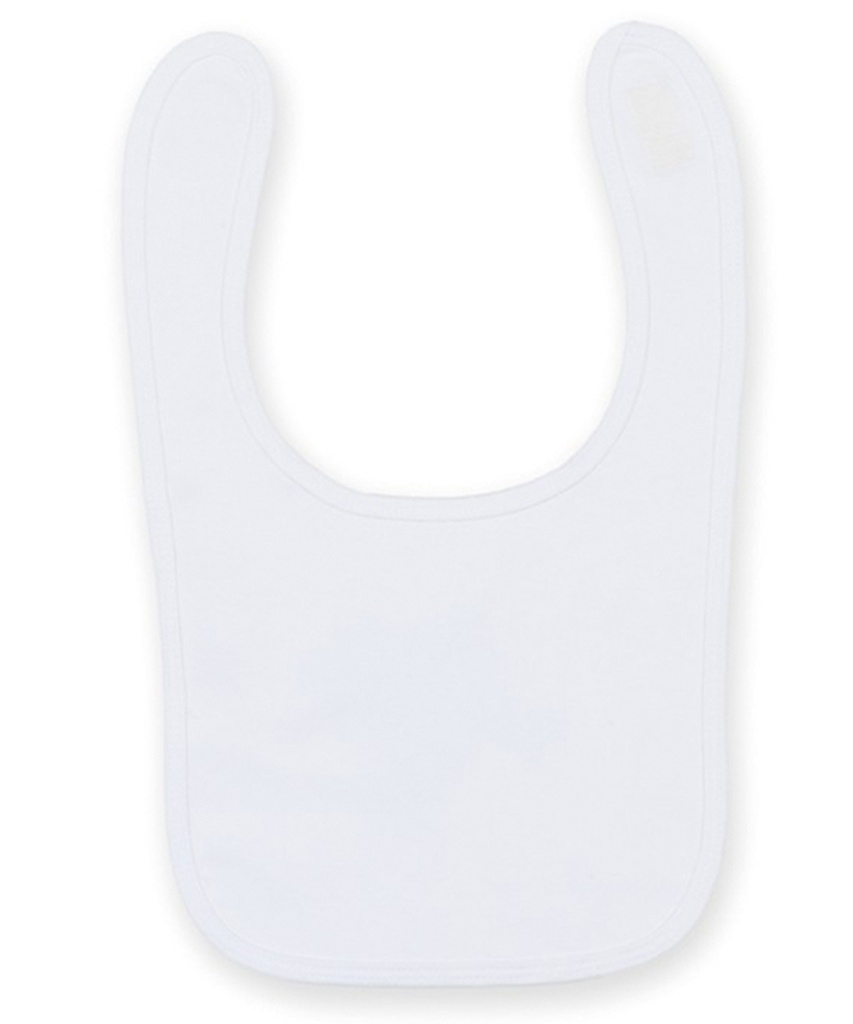 Plain and contrast bib
